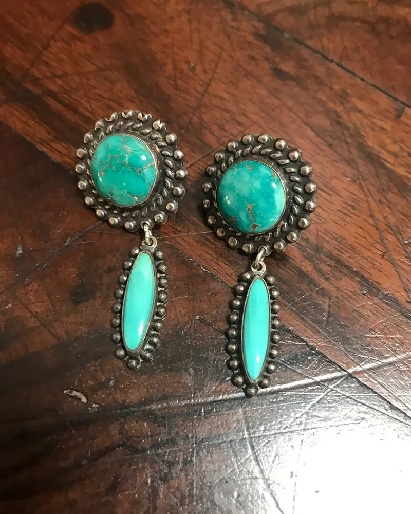 Navajo Turquoise Earrings