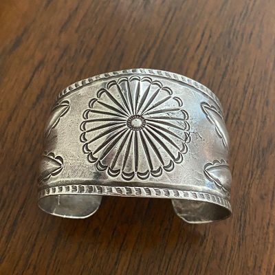 Navajo Hammered and Repoussed Bracelet