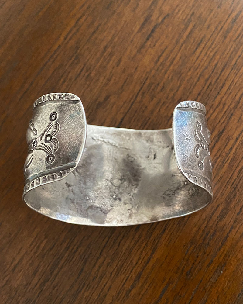 Navajo Hammered and Repoussed Bracelet