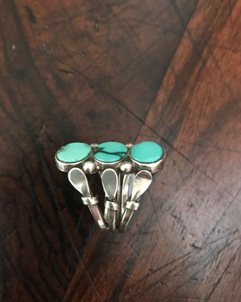 Navajo Three Stone Ring