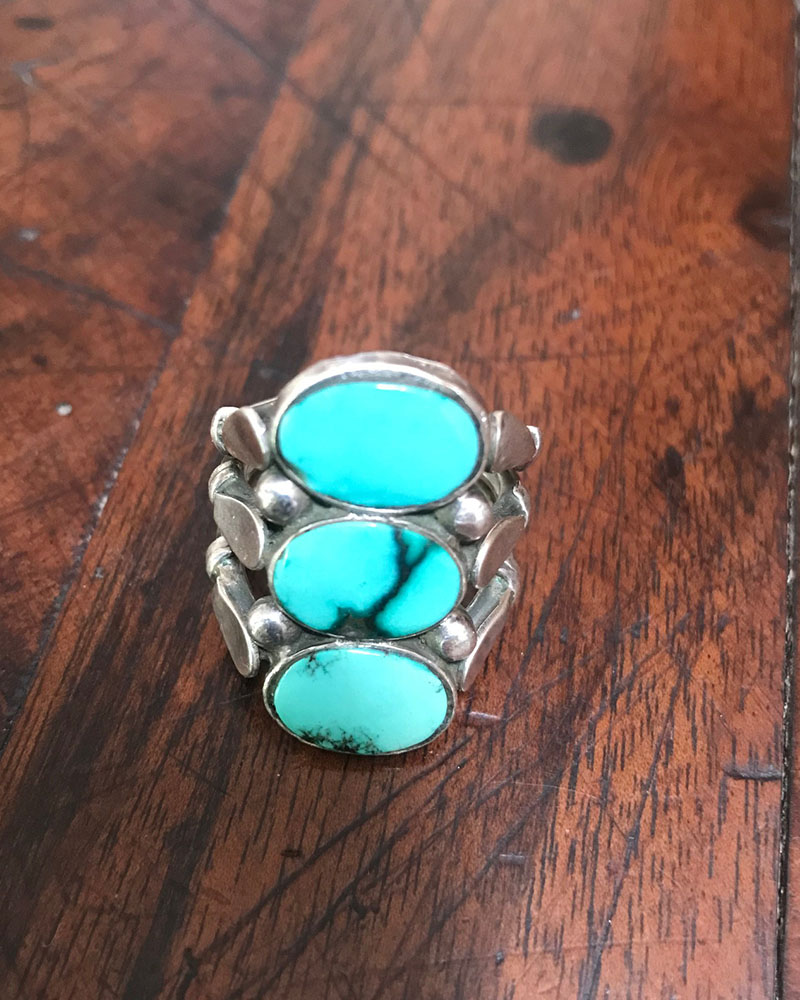 Navajo Three Stone Ring