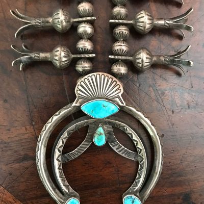 Navajo Squash Blossom Necklace