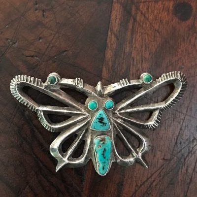 Navajo Cast Butterfly Pin