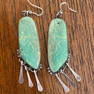 Navajo Turquoise Tab Earrings