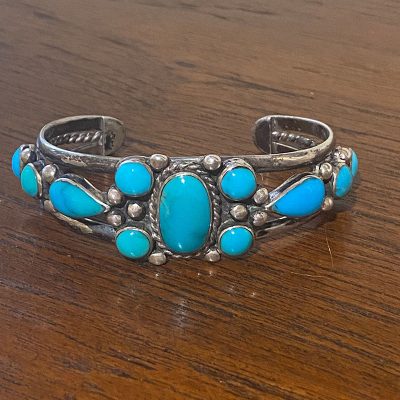 Navajo Multistone Turquoise Bracelet