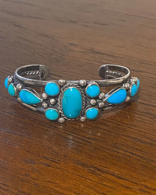 Navajo Multistone Turquoise Bracelet