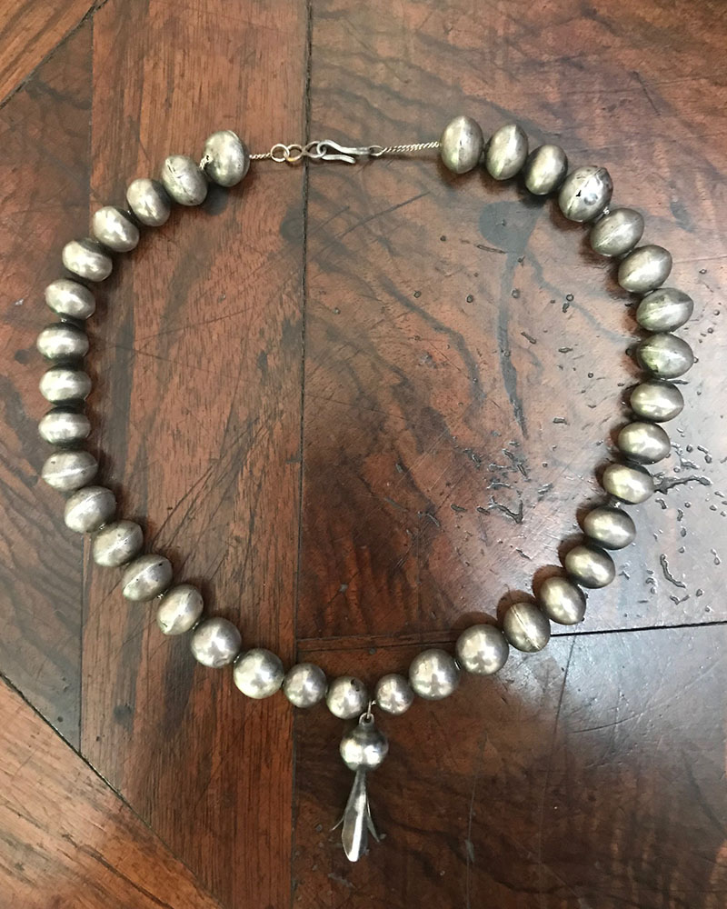 Strand of Navajo Silver Beads