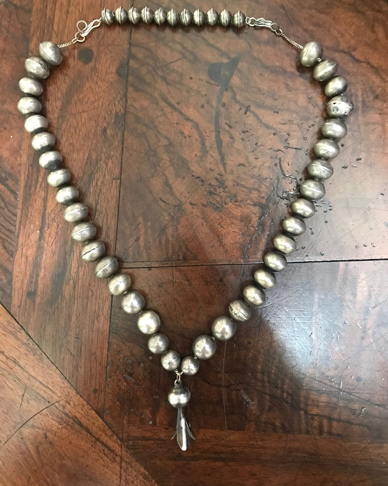 Strand of Navajo Silver Beads