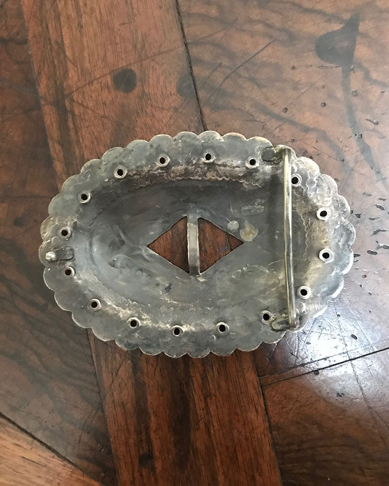 Navajo Silver Belt Buckle