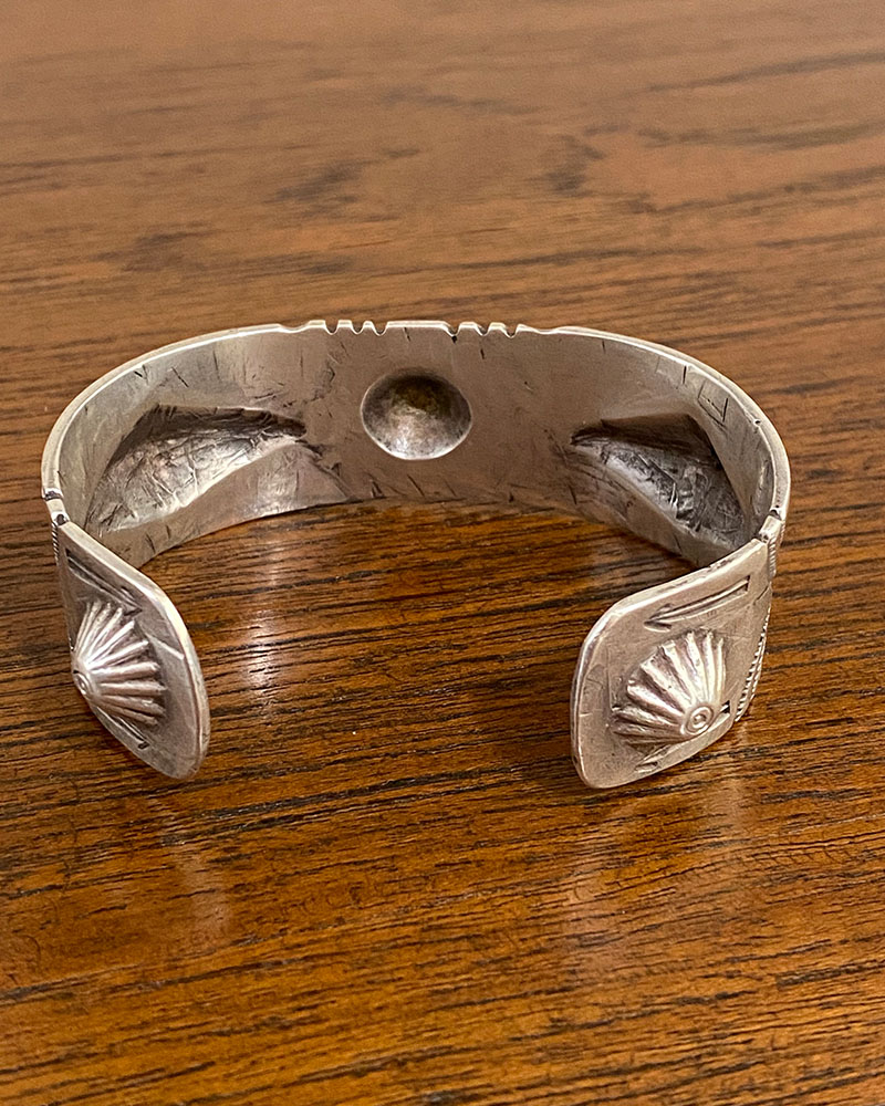 Navajo Stamped And Repoussed Bracelet