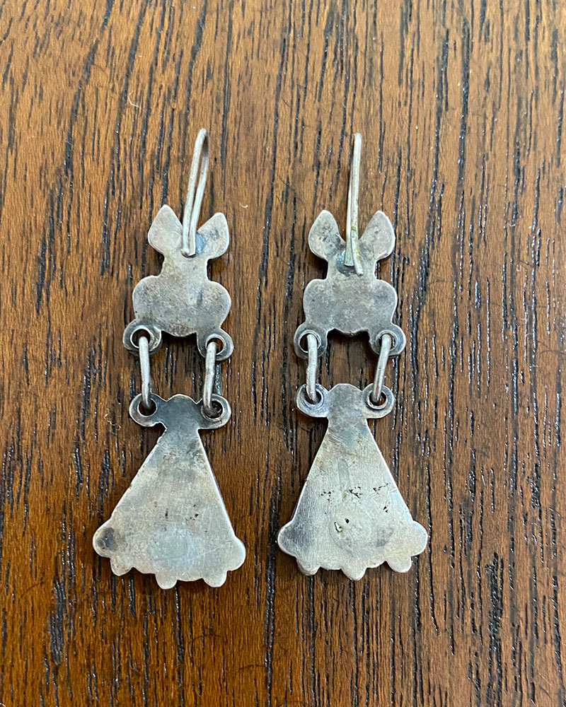 Unique Zuni Or Navajo Earrings