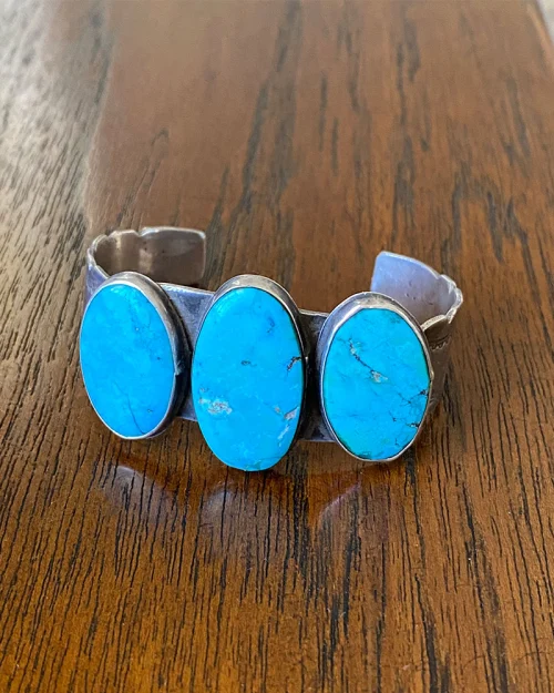 Navajo Old Pawn Turquoise Bracelet