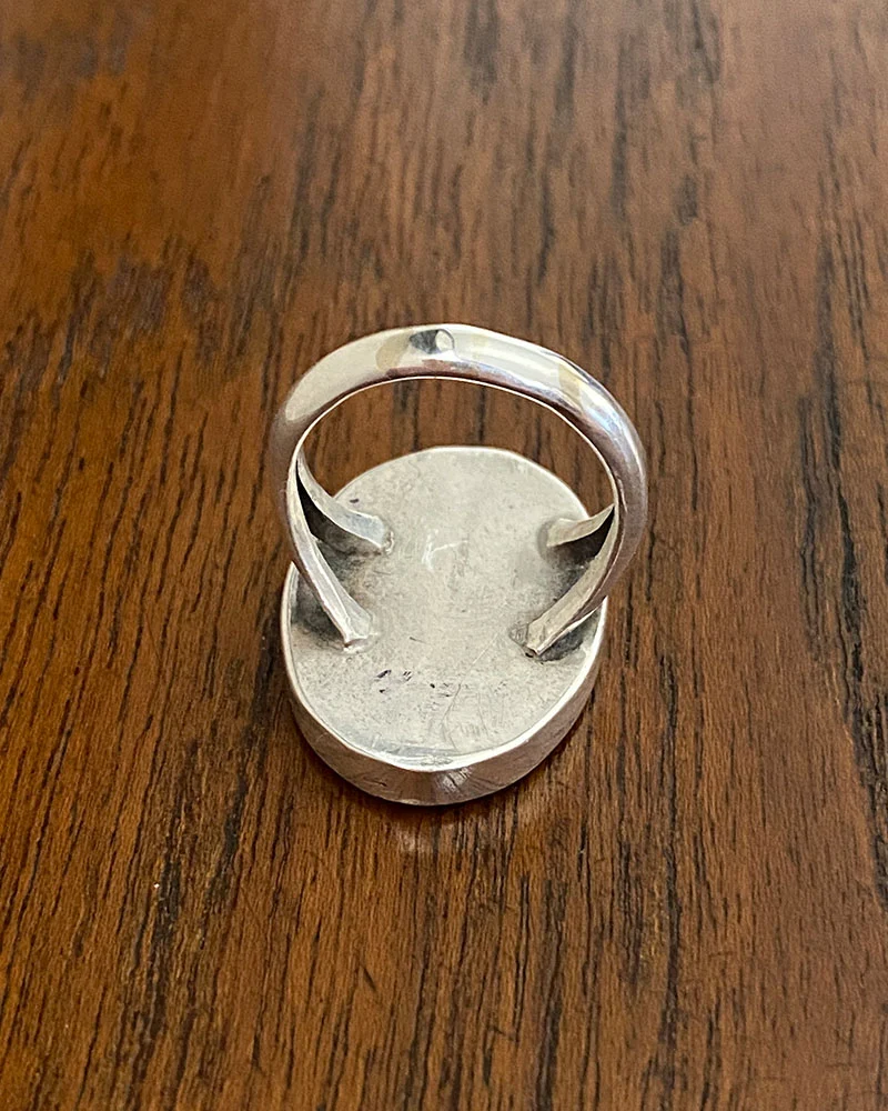 Zuni Turquoise Channel Inlay Ring