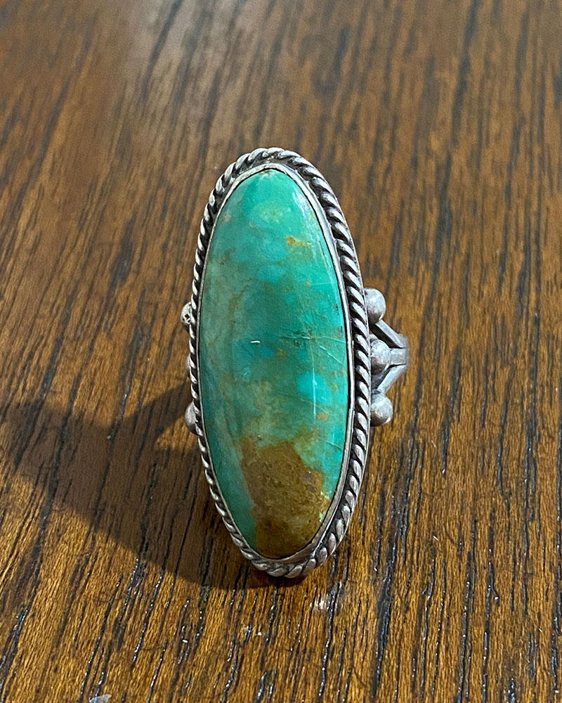 Navajo Cerrillos Turquoise Ring