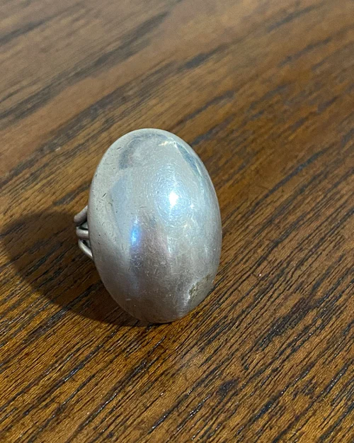 Orville Tsinnie Domed Silver Ring