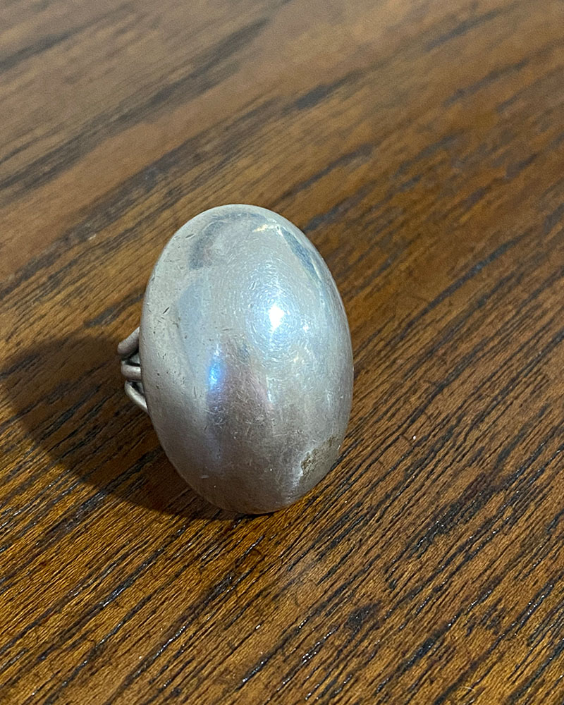 Orville Tsinnie Domed Silver Ring