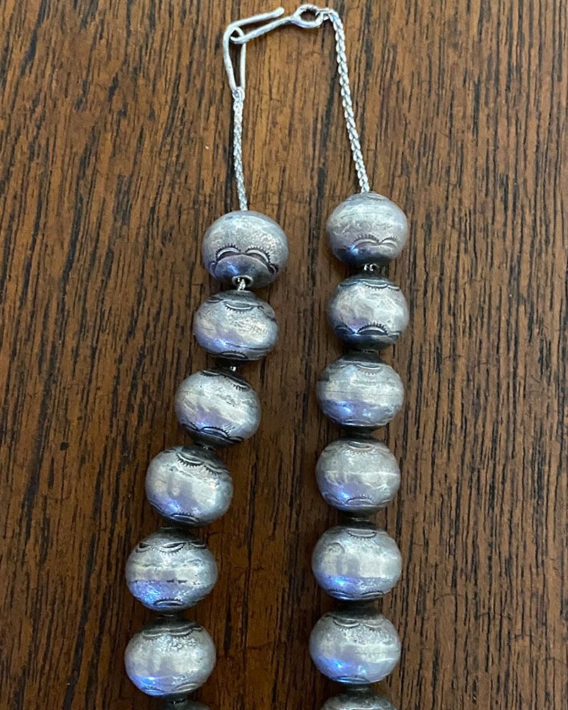 Old Navajo Hand Stamped Beads