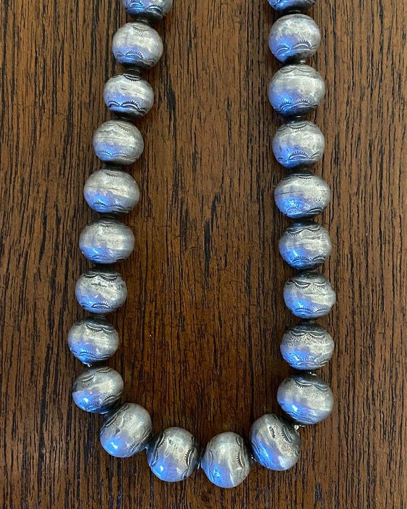 Old Navajo Hand Stamped Beads