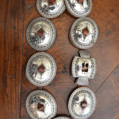 McKee Platero Silver Concho Belt