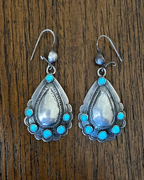 Navajo Repousse'd Earrings