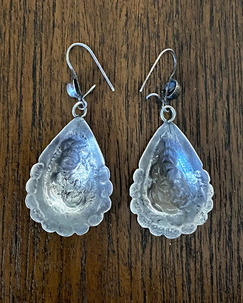 Navajo Repousse'd Earrings