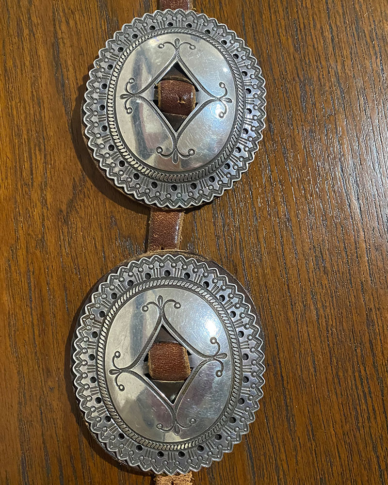 McKee Platero Silver Concho Belt