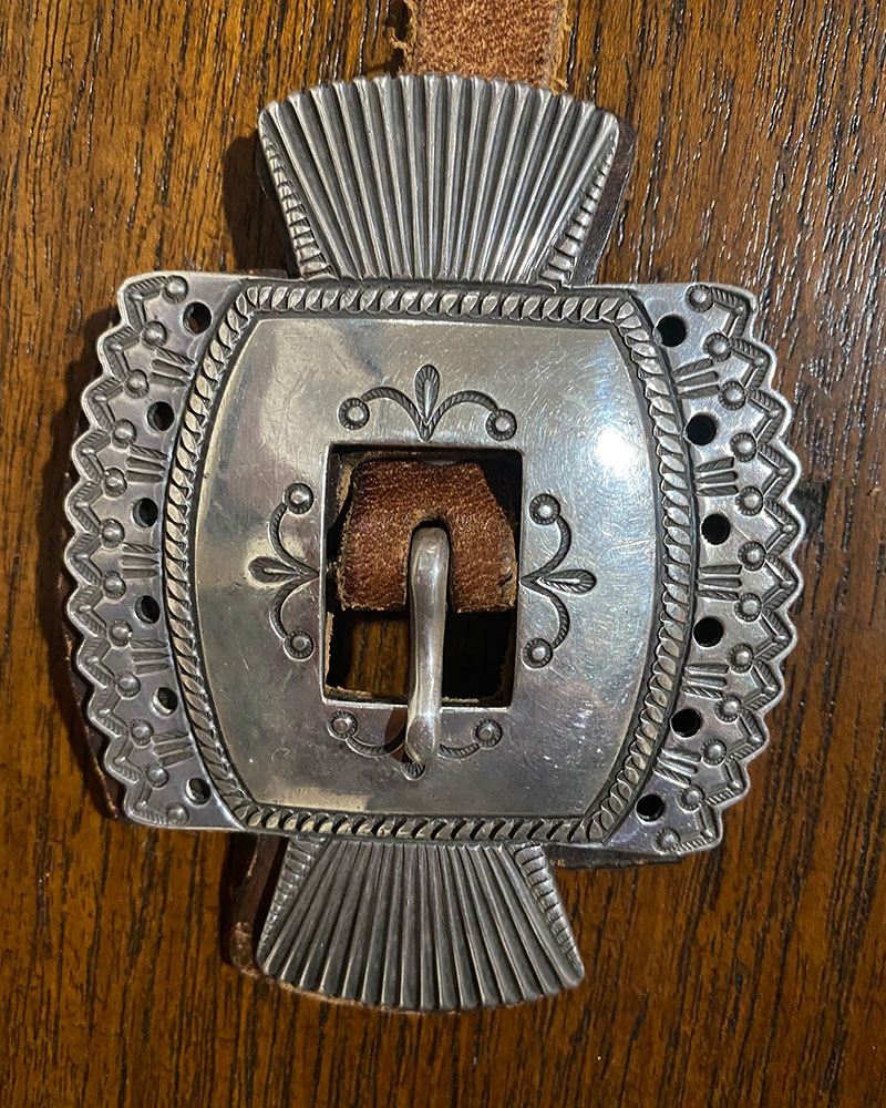 McKee Platero Silver Concho Belt