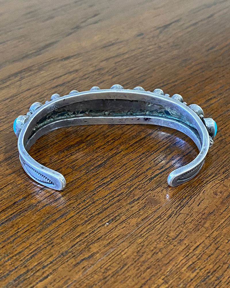 Great Navajo Turquoise Row Bracelet