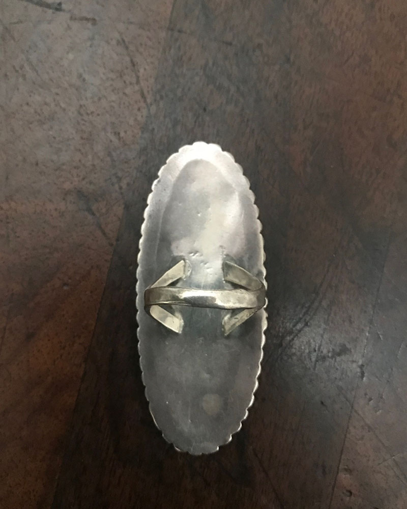 Long Navajo Turquoise Ring