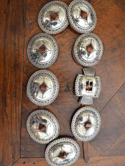 McKee Platero Silver Concho Belt