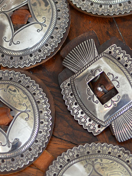 McKee Platero Silver Concho Belt
