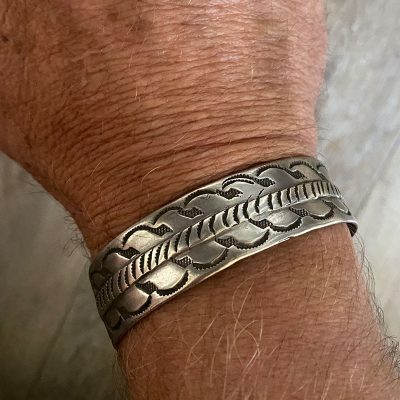 Early Navajo Silver Bracelet