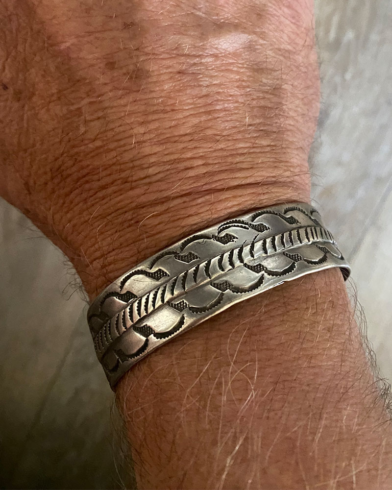 Early Navajo Silver Bracelet