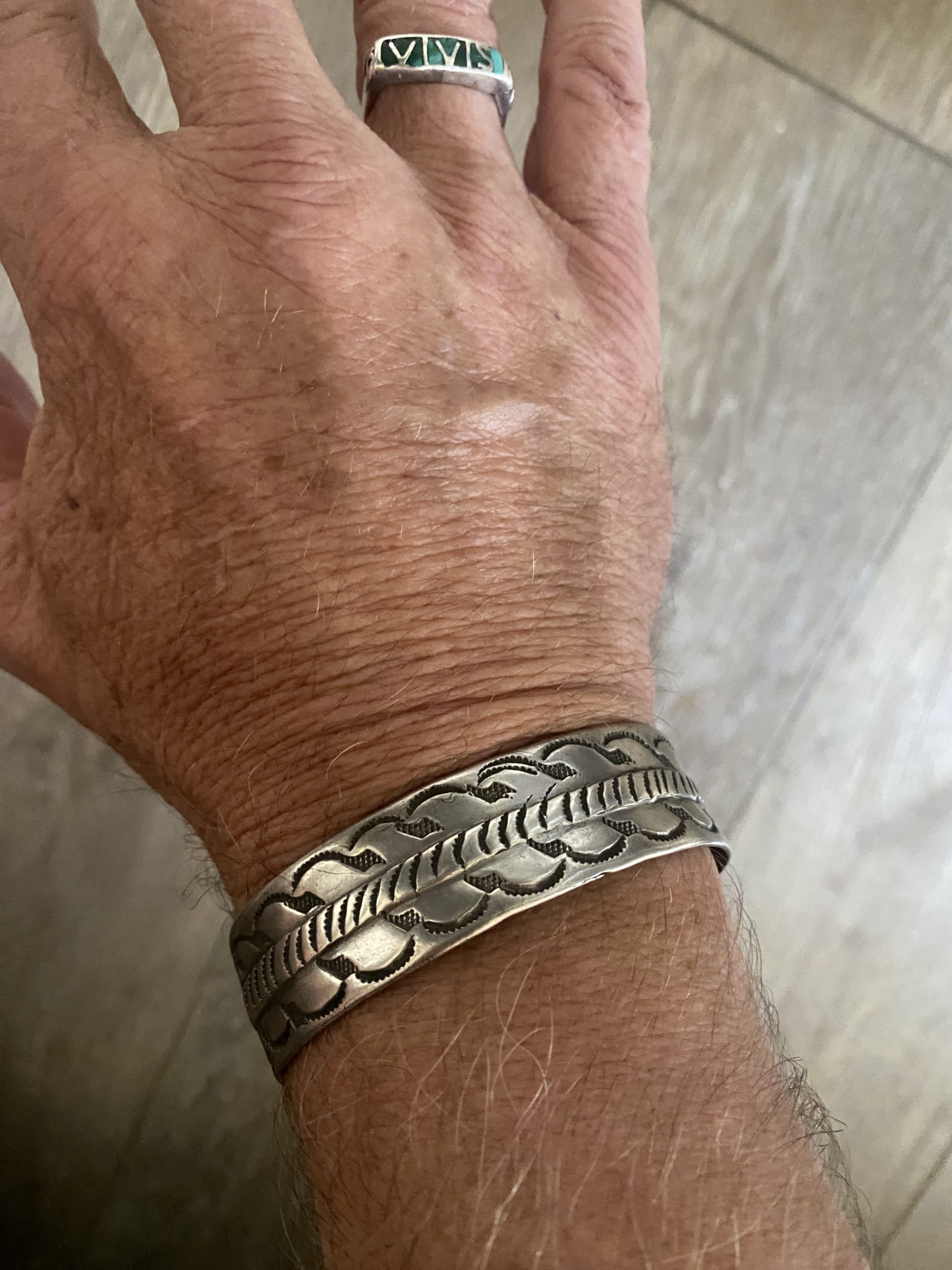 Early Navajo Silver Bracelet