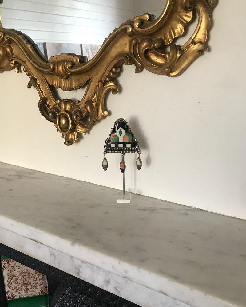 Extraordinary Zuni Raincloud Pin