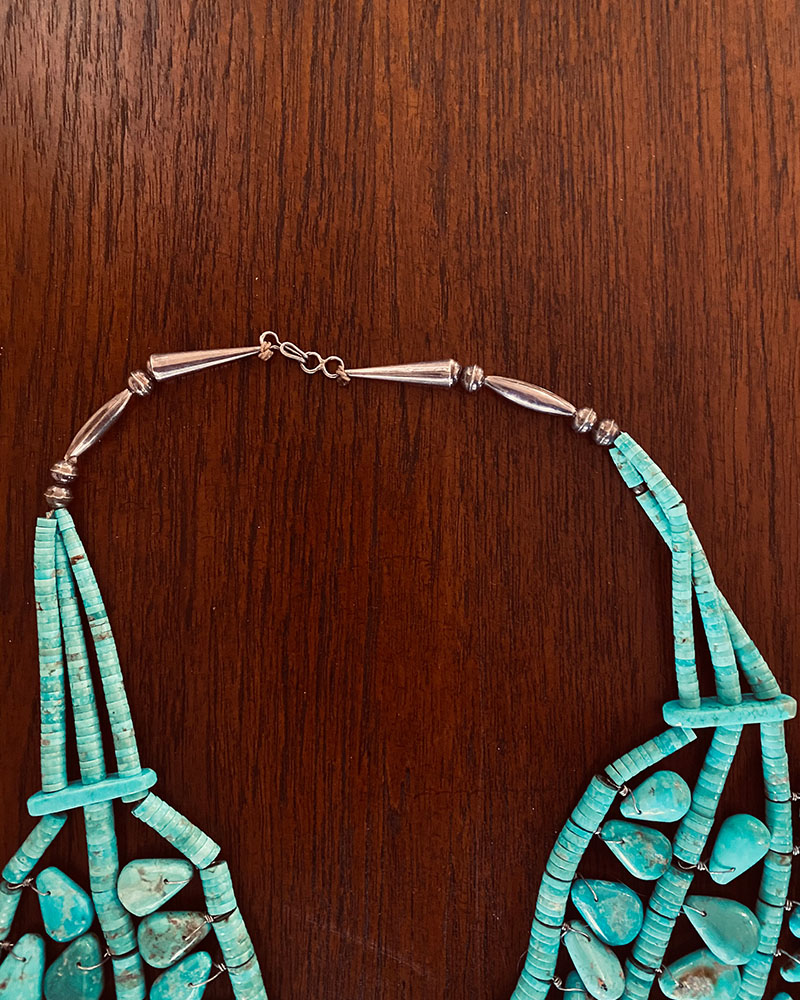 Magnificent Joe Reano Snr Turquoise Necklace