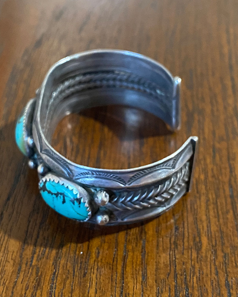Turquoise Navajo Carinated Bracelet