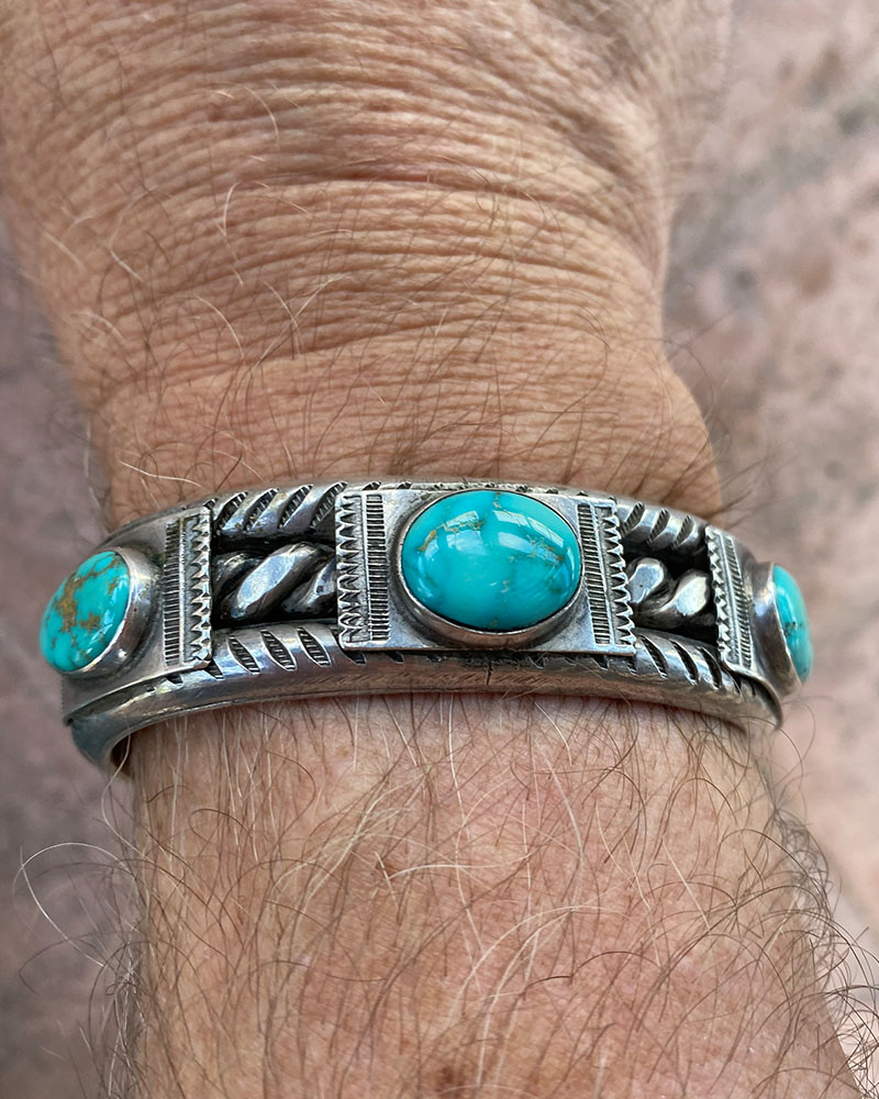 Navajo Hallmarked Ike Wilson Bracelet