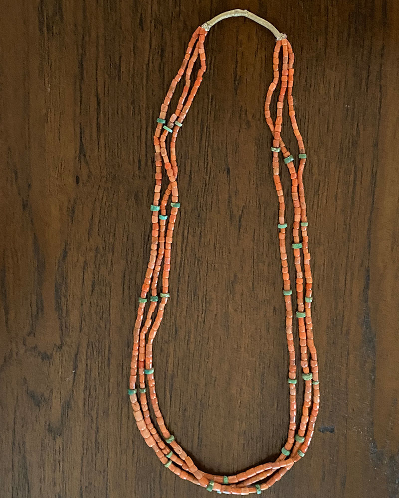Old Santo Domingo Coral Necklace