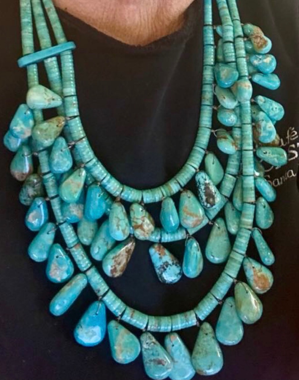Magnificent Joe Reano Snr Turquoise Necklace