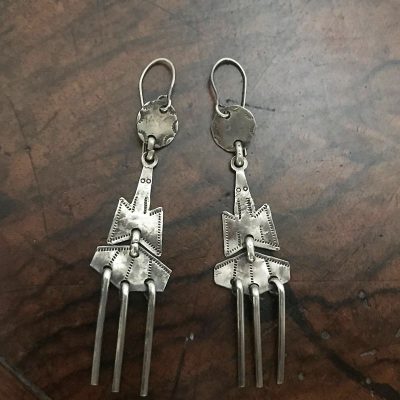 Long Peyote Bird Earrings