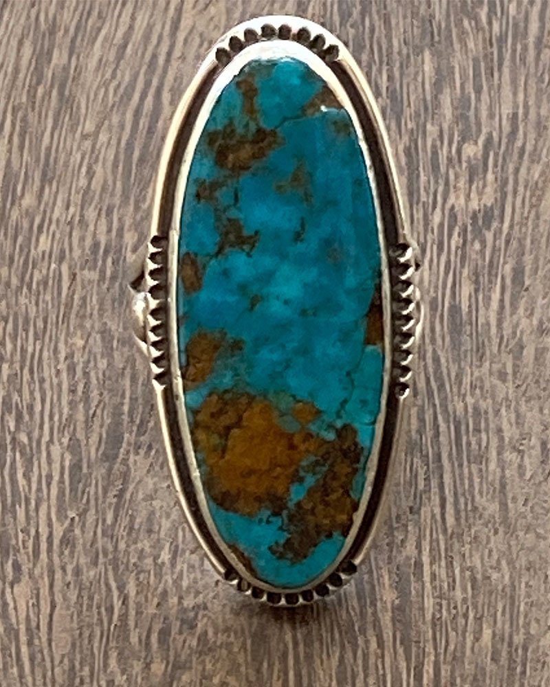 Navajo David Taliman Turquoise Ring