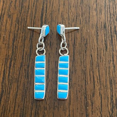 Sleeping Beauty Turquoise Earrings