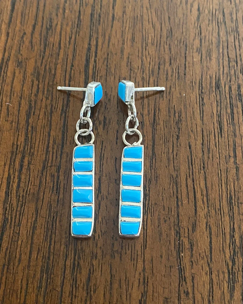 Sleeping Beauty Turquoise Earrings