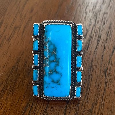 Zuni Morenci Turquoiuse Ring