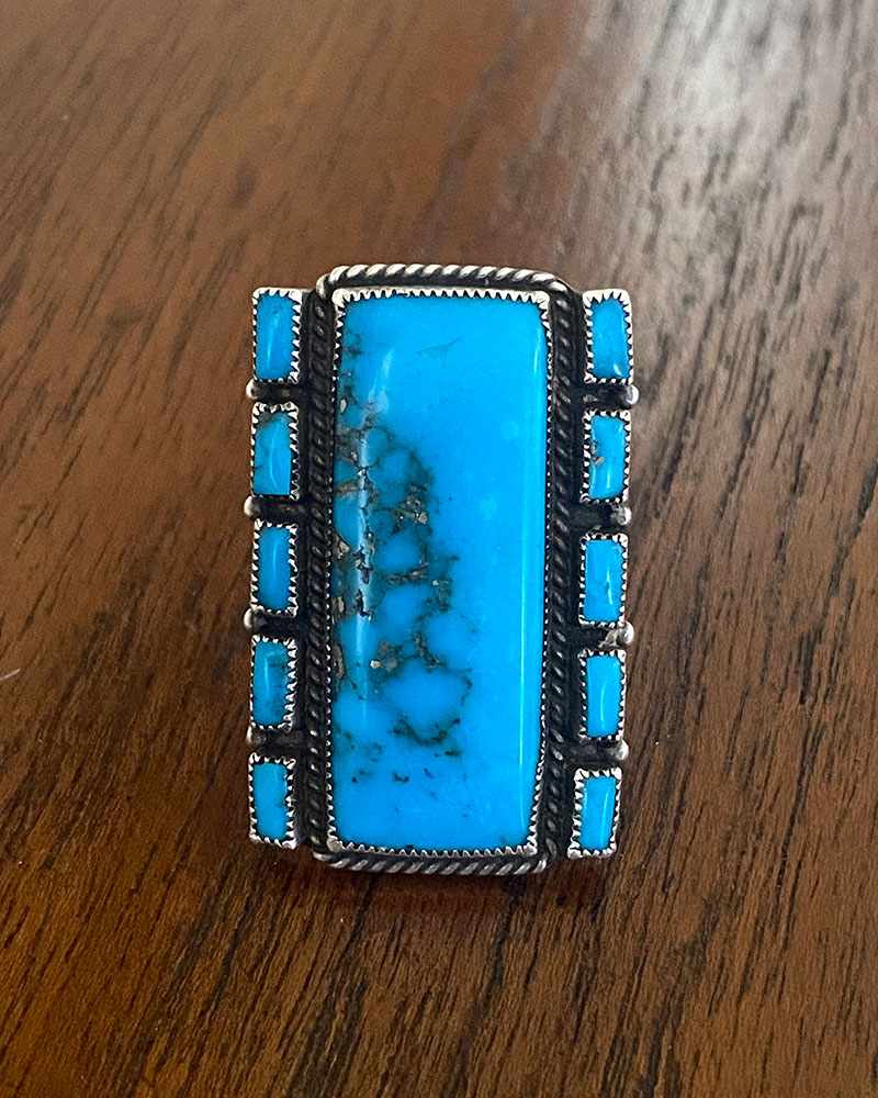Zuni Morenci Turquoiuse Ring
