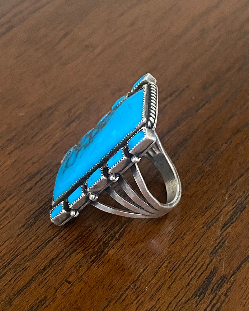 Zuni Morenci Turquoiuse Ring