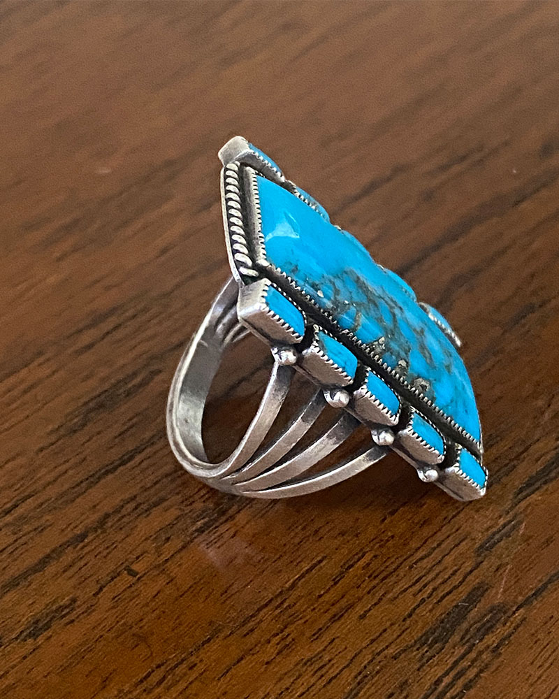 Zuni Morenci Turquoiuse Ring