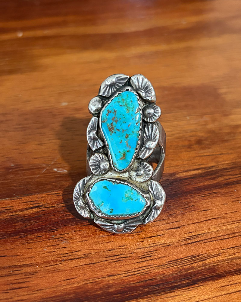 Zuni Morenci Turquoiuse Ring