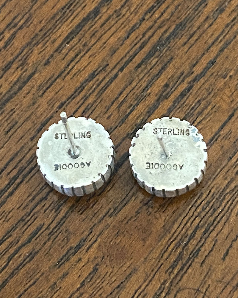 Craig Agoodie Turquoise Stud Earrings